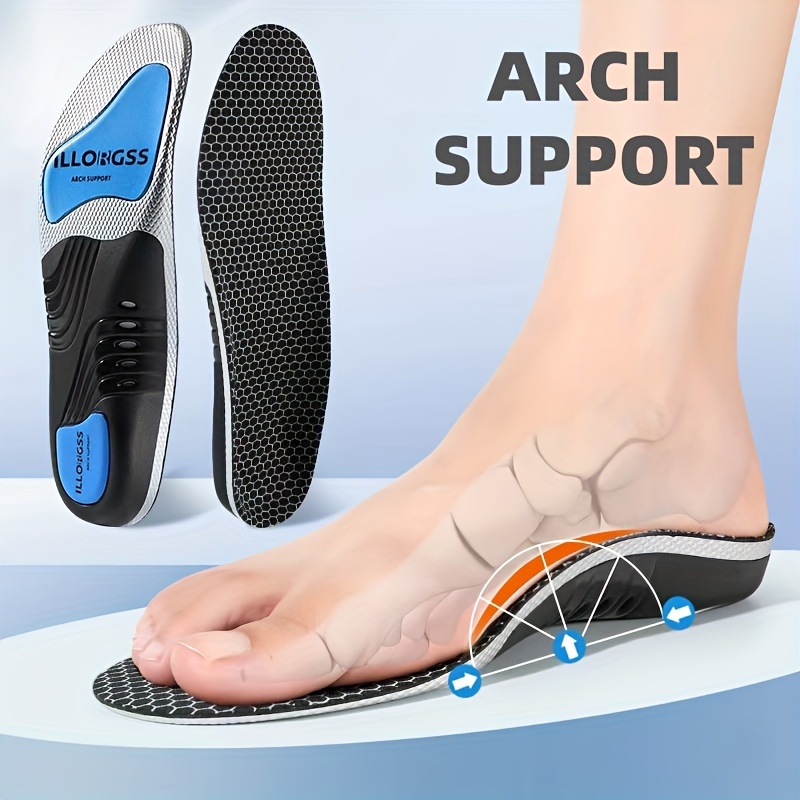 arch support insoles for men women soft pu material high   shock absorption   sports shoes work boots casual shoes   insoles standing all day work sports hiking and daily wear shoe inserts ergonomic insoles Product details 0