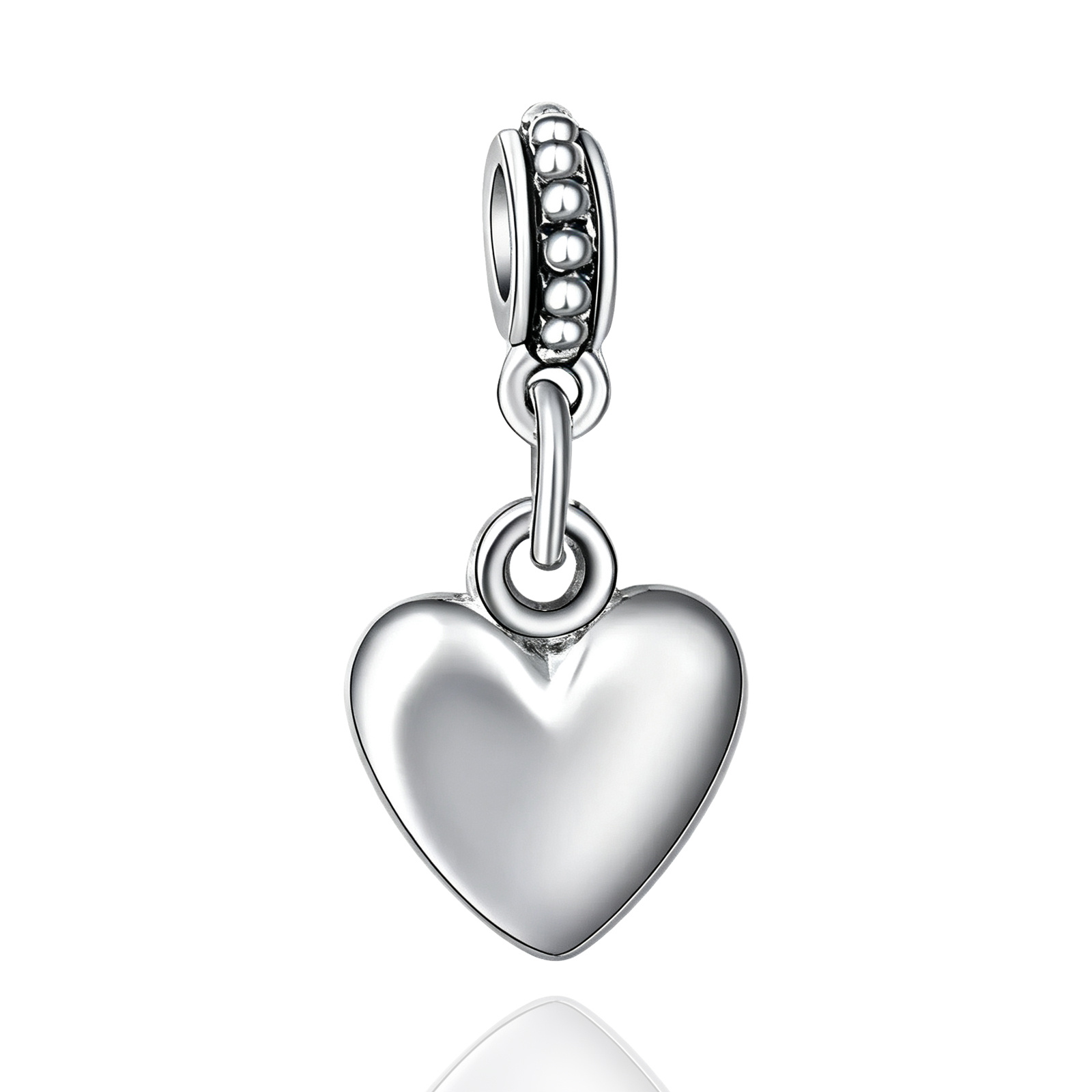 TEMU This S925 Sterling Silver-plated Charm Is A Stylish And , Perfect For Jewelry Making, Including Original Bracelets, Bangles, And Necklaces. It A