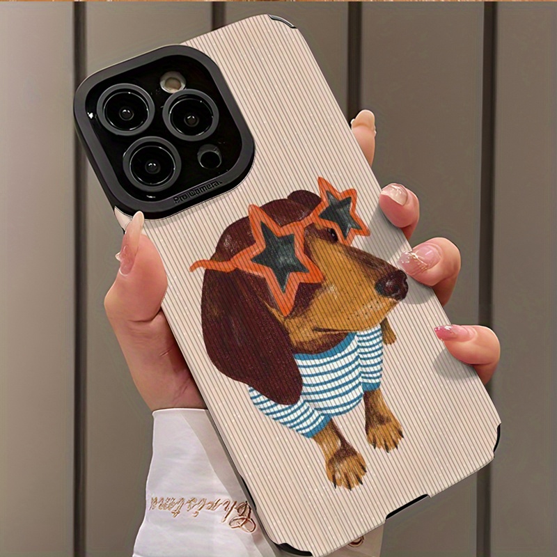 glasses sausage dog cool pattern suitable tpu Temu Malaysia