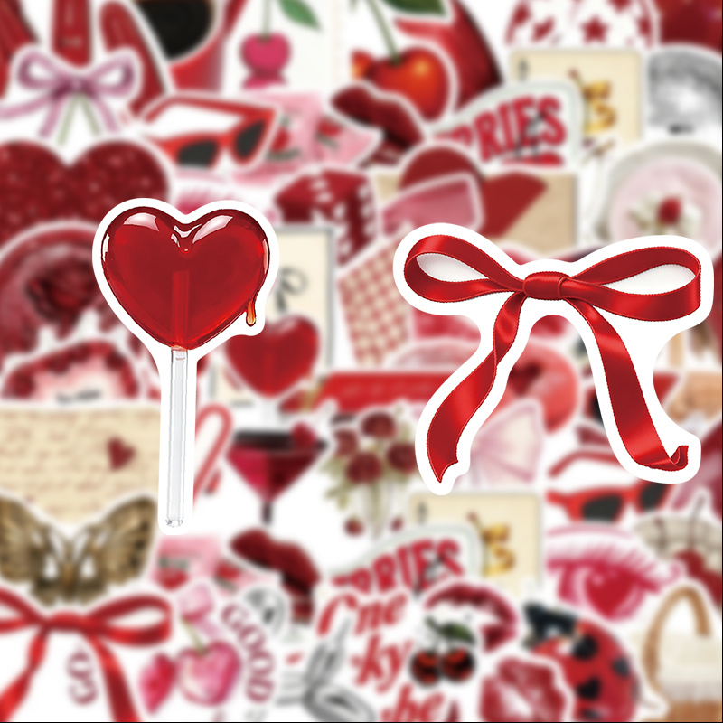 TEMU 50pcs Y2k Graffiti Stickers, 2d Flat Stickers, Suitable For Laptops, Multifunctional Stickers, Glossy Effect, Irregular Shapes, Vibrant Colors,