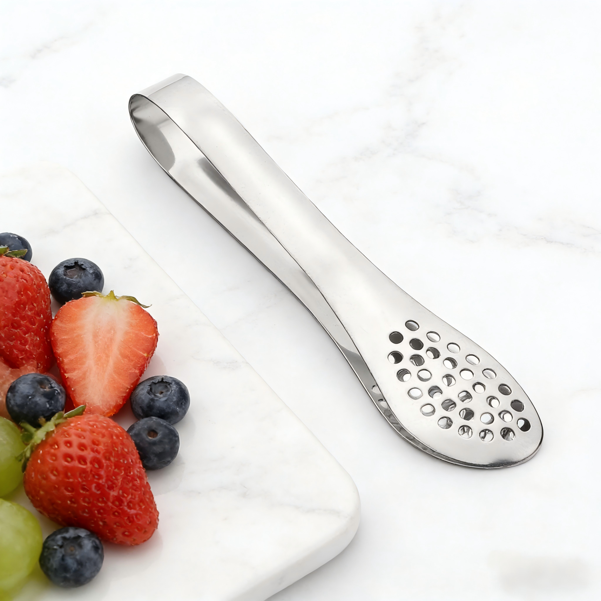 1pc heavy-duty thickened 304 stainless steel food clip - thickened suitable for restaurants, kitchens, bbq, bread & pastry holders,   non-slip clamp for bakeries, catering, picnic, bread tongs (easy to clean) Product details 1