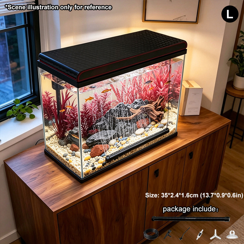TEMU Aquarium Bubble Diffuser, High Oxygen Kit, Oxygen Stick, Aquarium Landscape And Aeration Bubble Strip, Produces Fine, Delicate Bubbles, , Oxygen