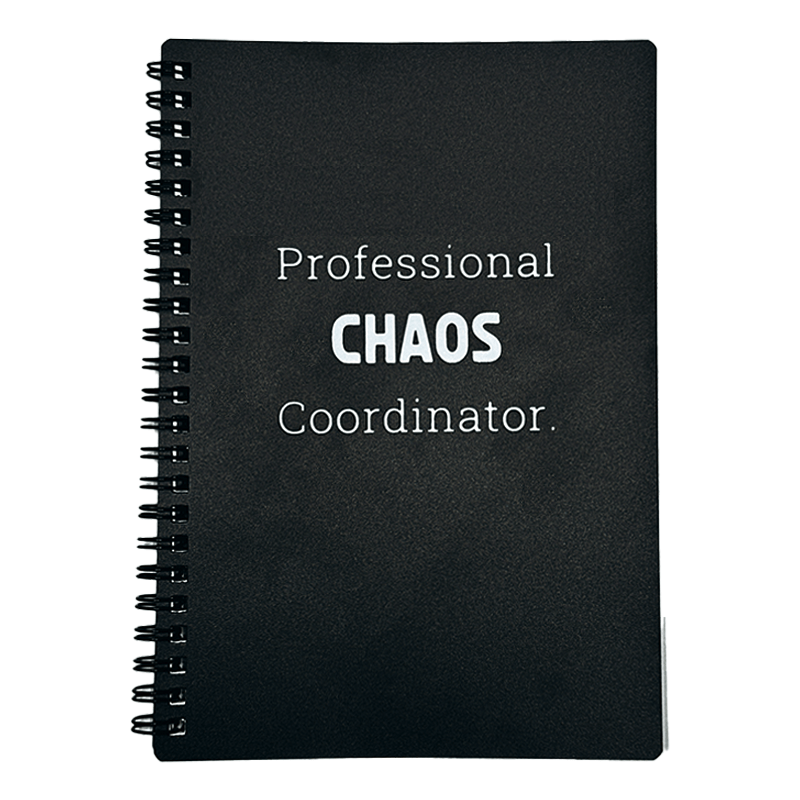 

Professional Coordinator A5 Journal - 5.83 X 8.27" Hardcover, 120 Lined Pages, Acid-free Paper, Perforated Sheets, For Use