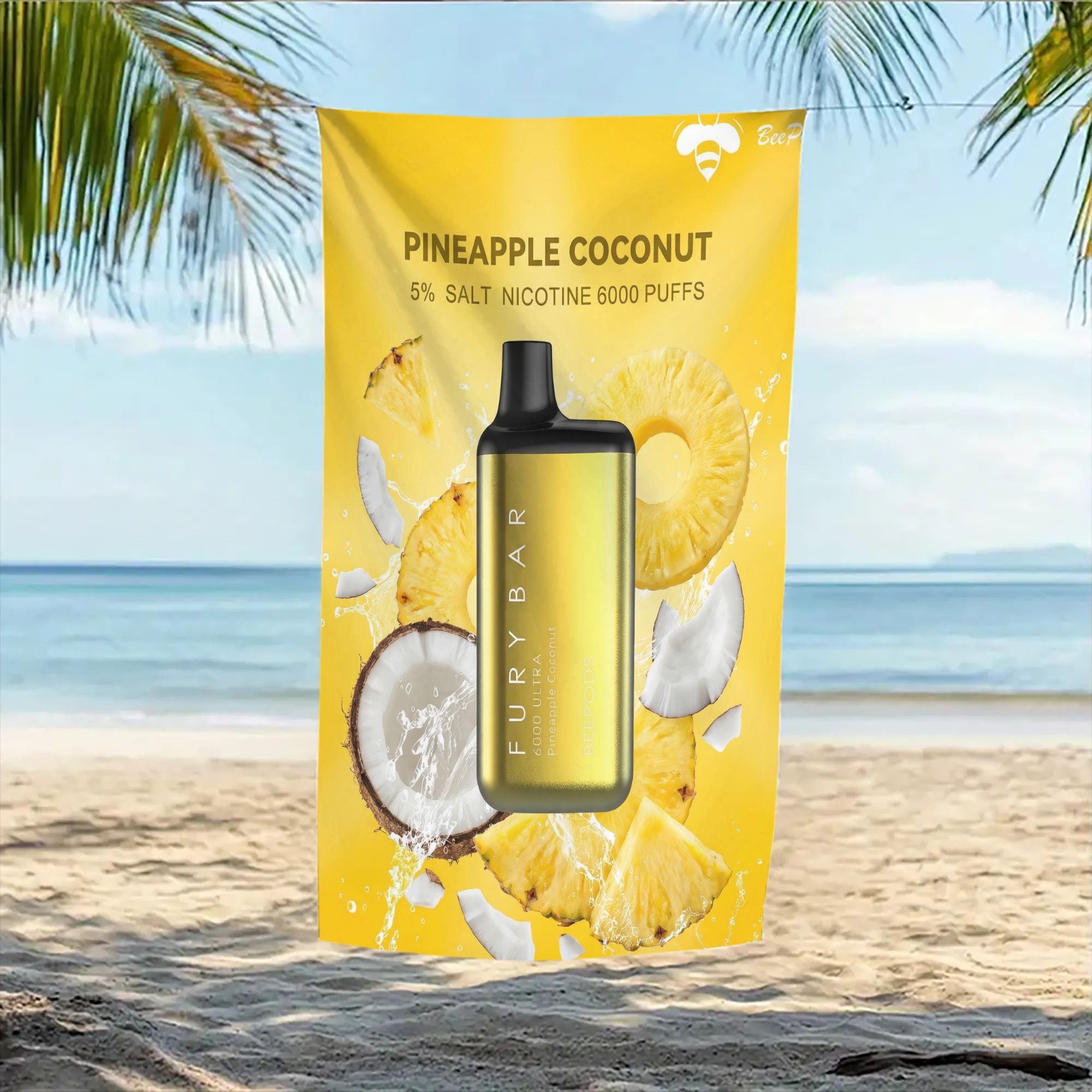   vape splash your   beach essential extra large tropical towel for   surf