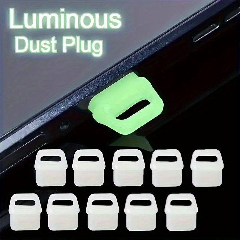 Set Of 10 Silicone Dust Plugs The Type C Charging Port Of Phone And