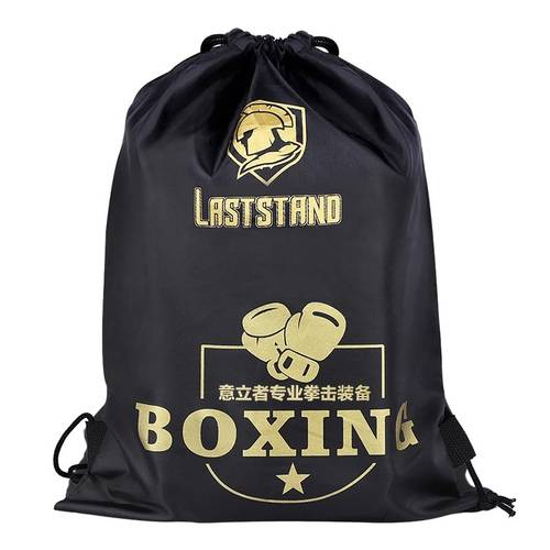 boxing gloves backpack equipment bag taekwondo kick drawstring sport gym sackpack portable fighter martial arts training bag
