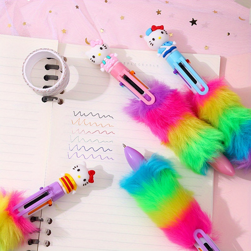 36 for   cartoon cute   6-  ballpoint pen set - retractable, fine point, durable plastic, ideal for students & office use, student stationery gift|  desig urable plastic pen, for   accessories Product details 7