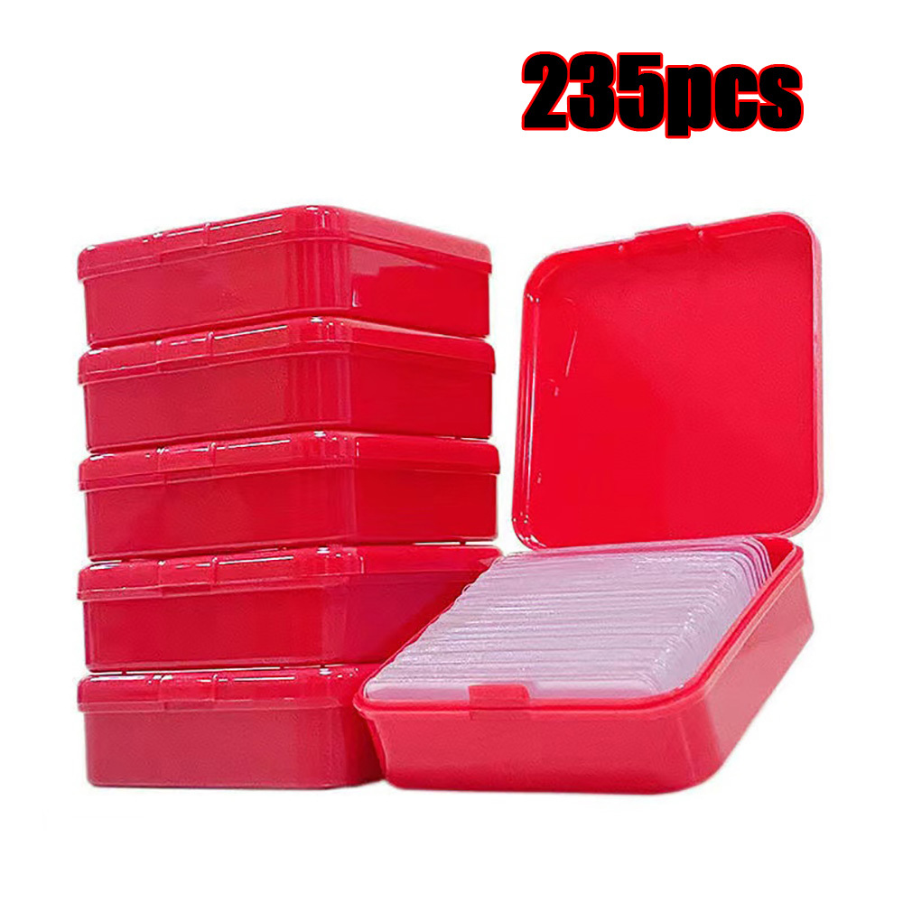 TEMU 235pcs Super Strong Transparent Nano-double-sided Tape, Acrylic Pvc Material, Hand-tearable, , No Glue, Removable Without Punching, Photo Frame