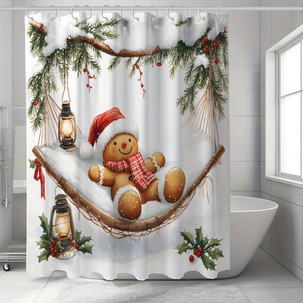 

Christmas Holiday - Bath - Polyester, Man , , Accessories, - Bathroom Decoration, Includes 12