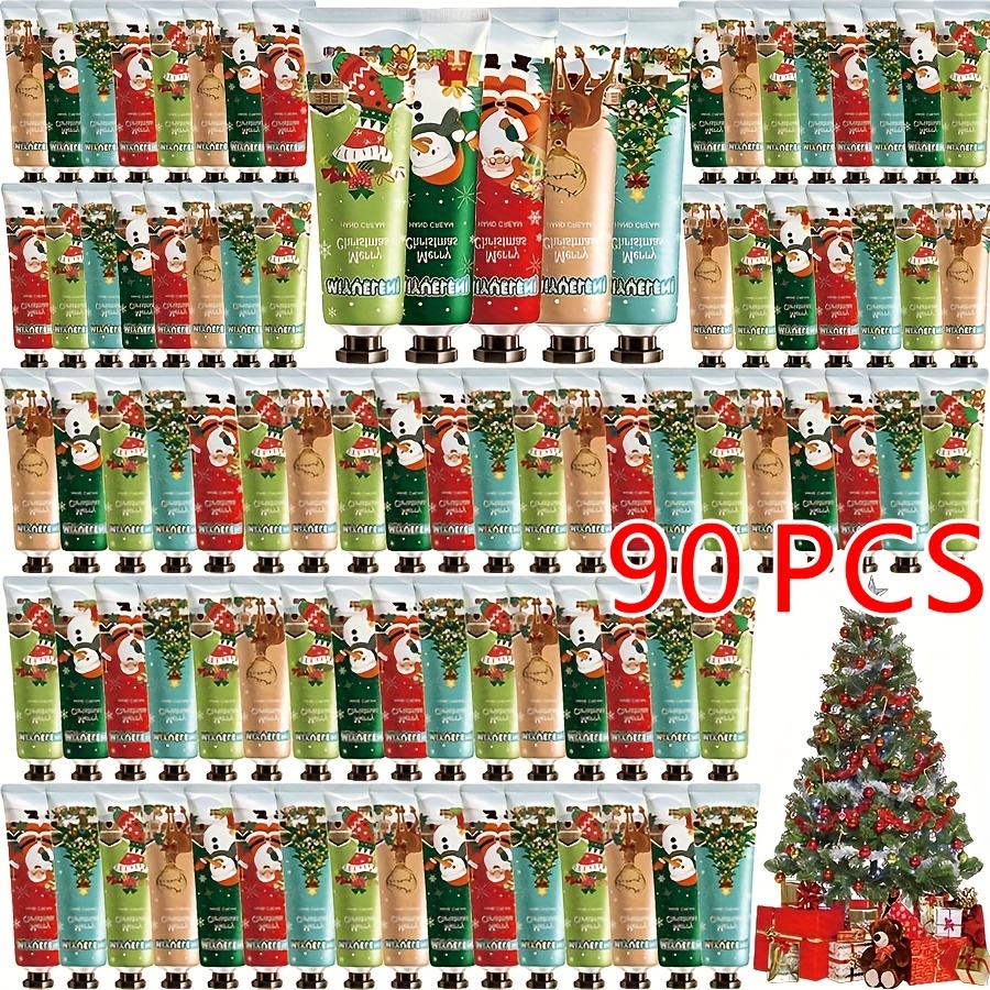 Image of Christmas Hand Cream Gift Set For Dry , Moisturizing And Nourishing Your Dry , Travel Size Hand Lotion For In Fall And Winter, Not Greasy