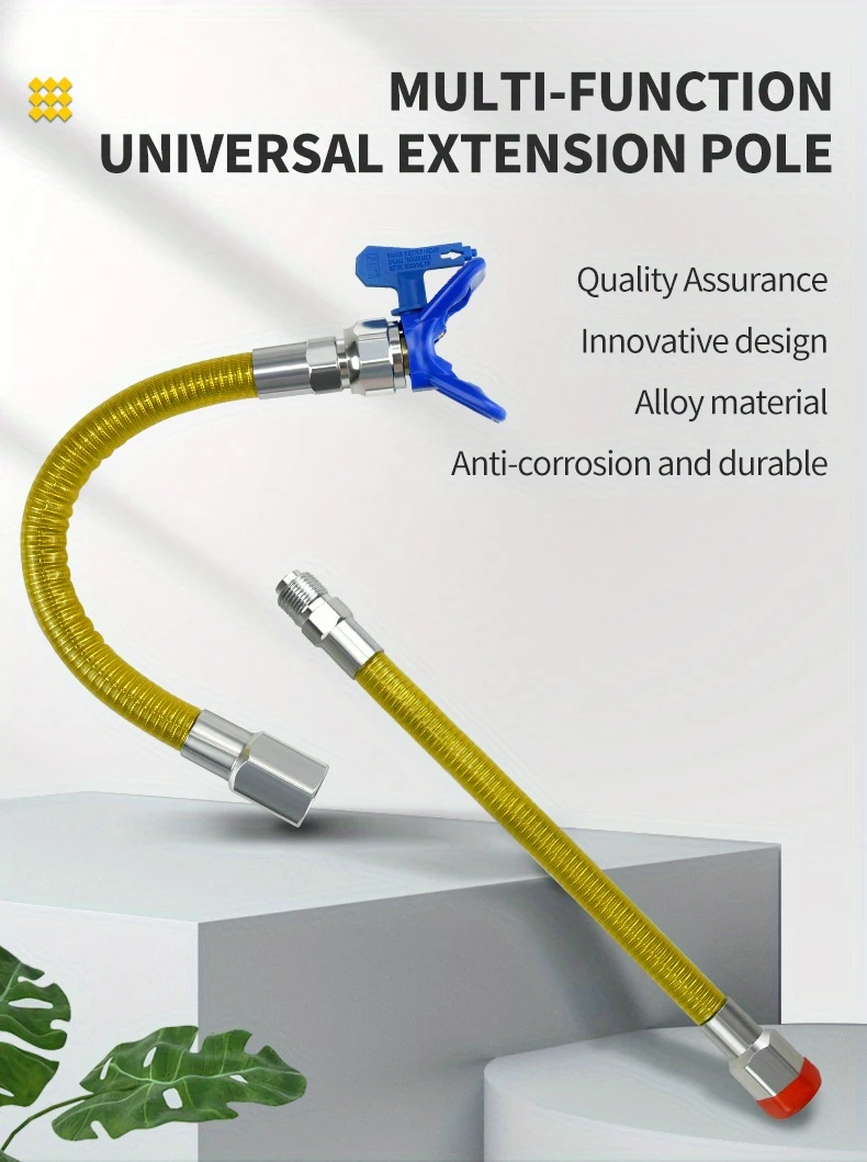 1 set for all airless paint sprayer extension rod flexible to change high pressure airless details 0