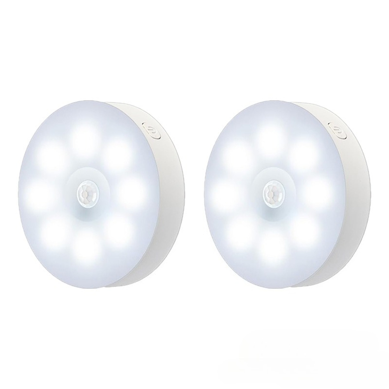TEMU (2-pack) Human Body Induction Lamp, Led Night Light Light Safe Nighttime Movement/atmosphere Lighting, Sensor Light, Lighting Night Light