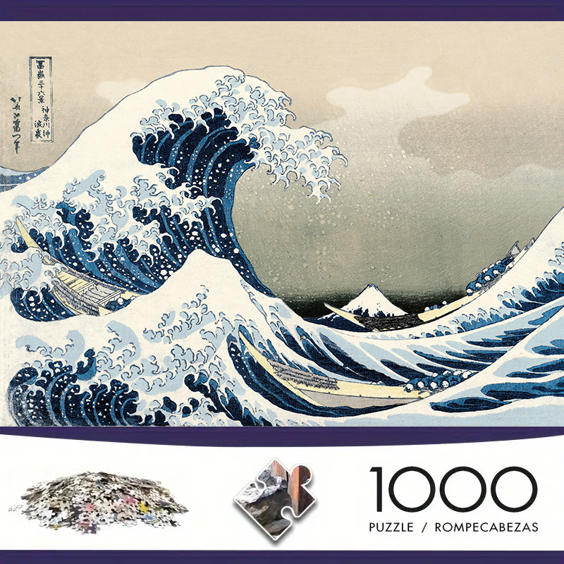 

Surfing 1000pcs - Adults & Family Relaxation, Ideal Holiday Gift, Mixed Colors, Portable Design