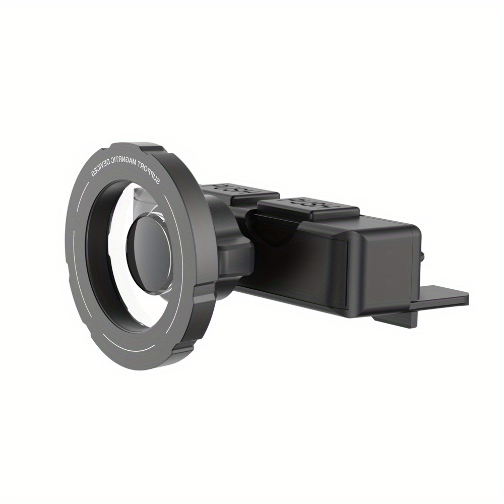 TEMU Car Mounted Magnetic Mobile Phone Cd Slot Holder Smartphone Stand Built-in Powerful Magnets Gps Satellite Navigation Bracket