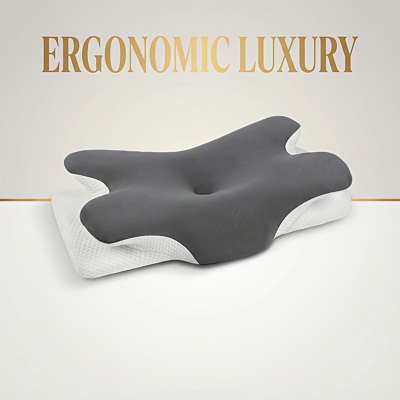 TEMU -shaped Soft Neck Pillow, For Neck And Shoulder Support. Perfect Mother's Day Gift Or Sleep Neck Pillow