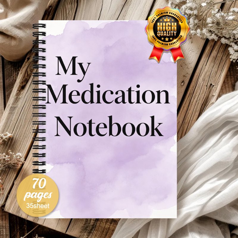 TEMU 1 Journal Médical Mon Cahier de Médicaments, un Outil de Planification Médicale Pratique pour Quotidienne des Médicaments et Personnelle