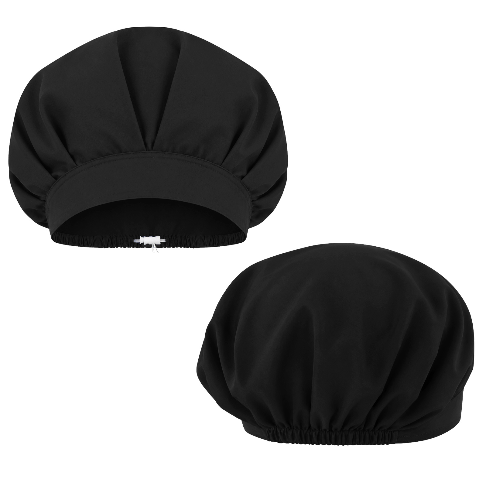 TEMU Cuffia da lavoro a bouffant riutilizzabile da donna con fascia antisudore incorporata - Copricapo traspirante ed elasticizzato per capelli,