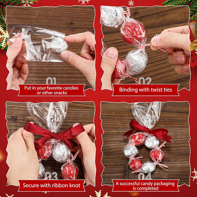 how to tie ribbon on cellophane