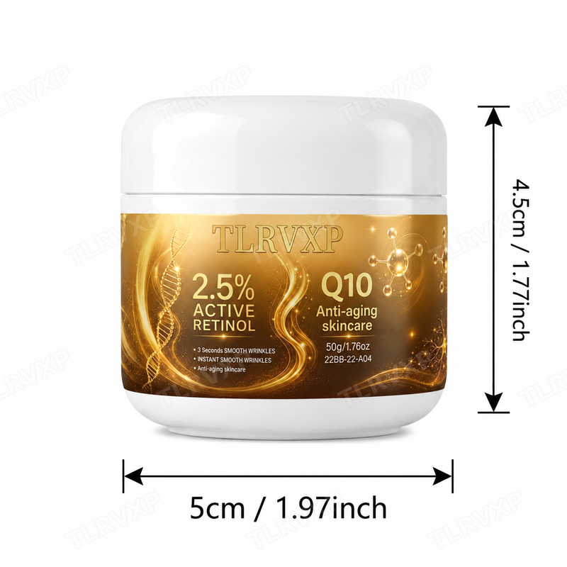 Image of Luxurious Korean Beauty Cream Instantly Smoothes Wrinkles Q10 Care Face Cream 10x Collagen , 3s Quick Absorption From