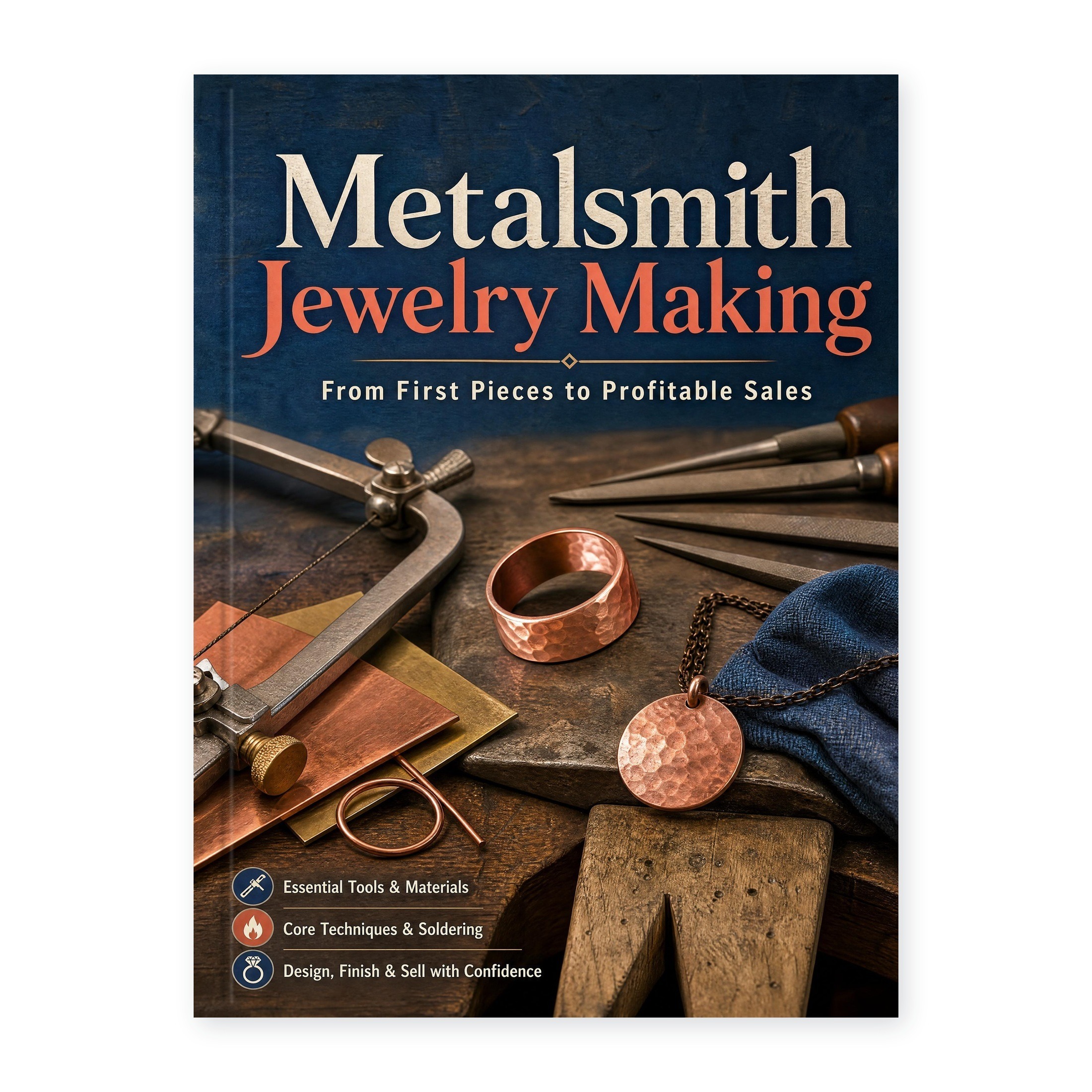 TEMU Metalsmith Jewelry Making - From First Pieces To Profitable Copper Ring Gardening Guide, Jeweler's Saw Gardening Guide, Home Workshop Gardening