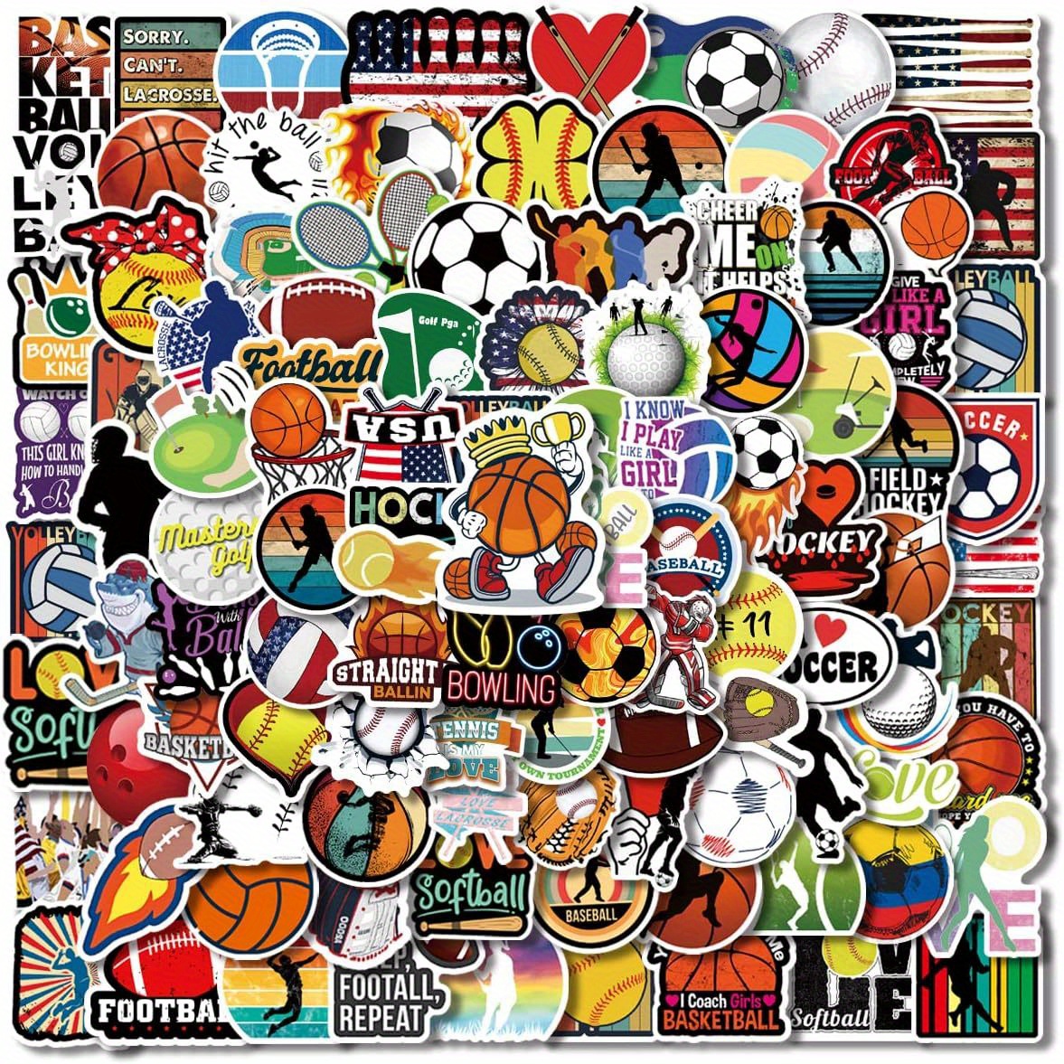 ACTTGGJ Cool Stickers For Adults Teens Kids 100 Pcs Fashion