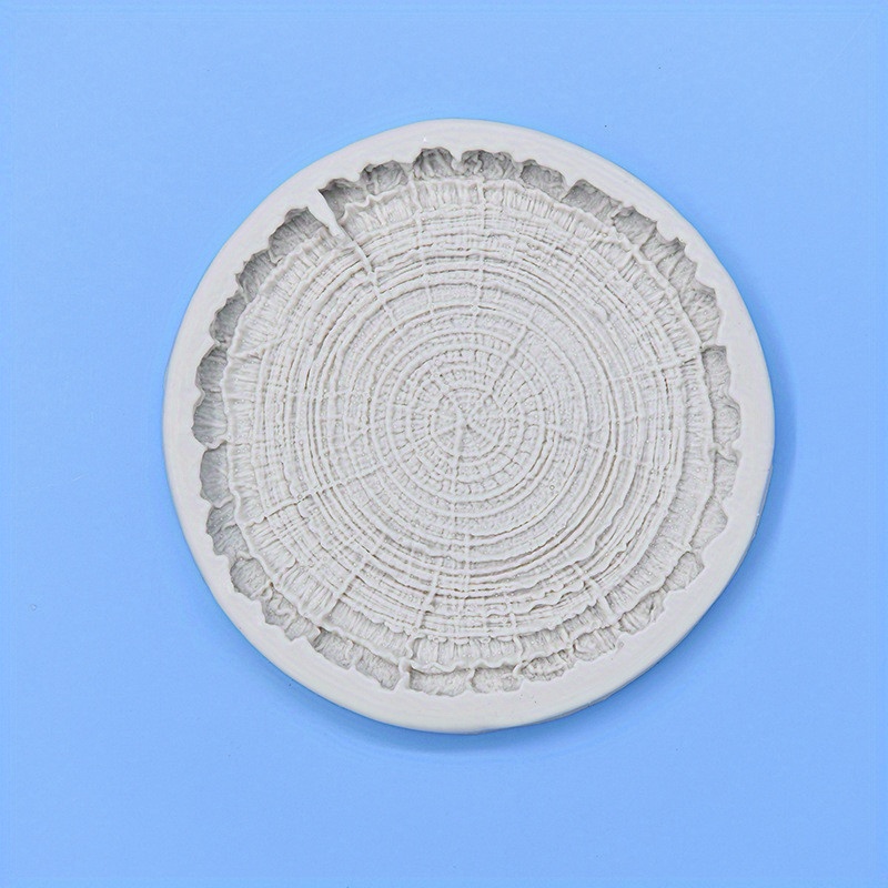 Simulated Stump Silicone Mold Baking Fondant Cake Wooden Log Decorative Soft Clay Plaster Accessories