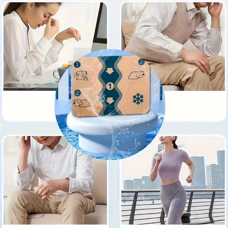 24 magic cold hot compress patches joint hot and cold compress and cervical   patches suitable for shoulders back knees and waist suitable for home and outdoor use suitable for holiday gifts Product details 2