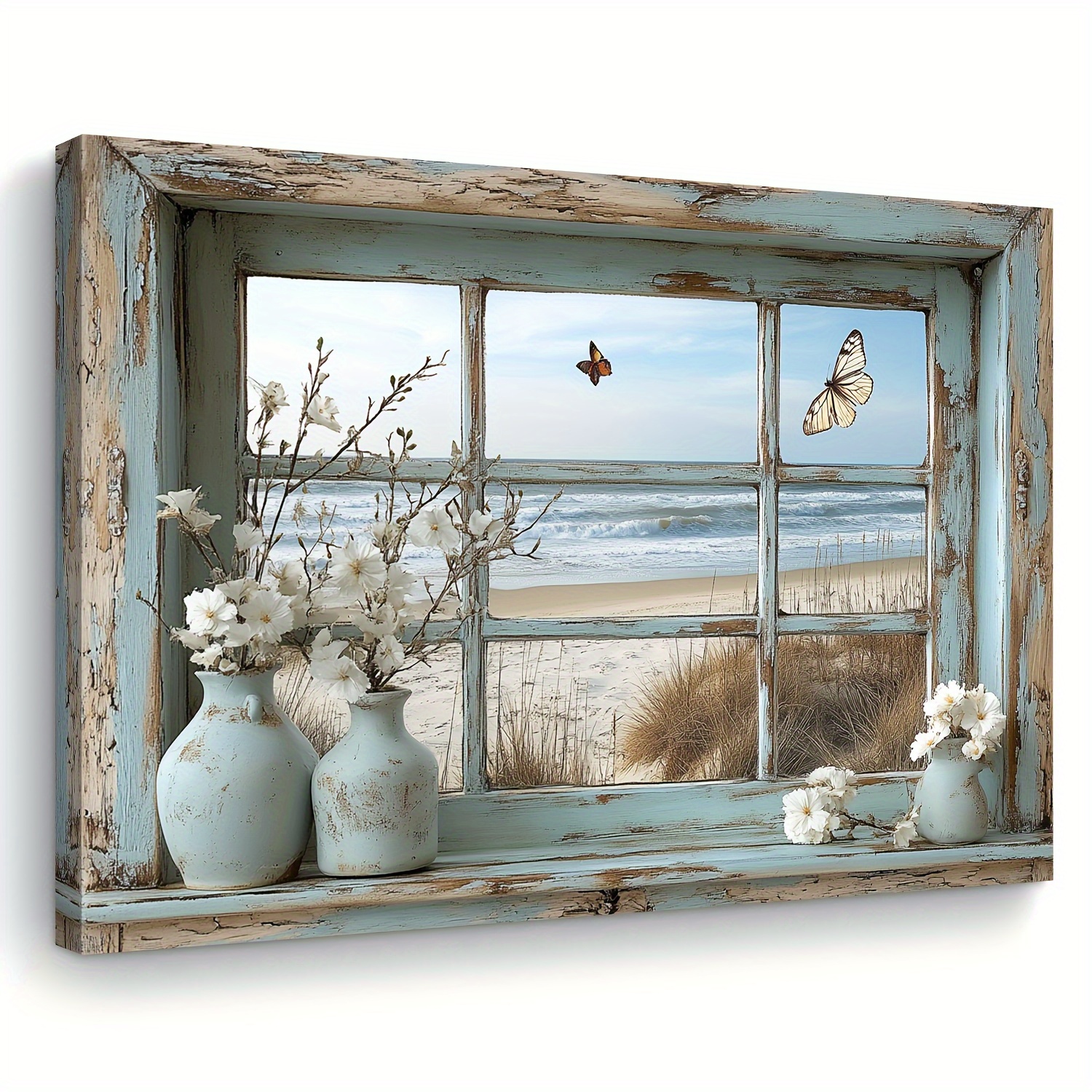 room decor wall art vintage beach - Temu
