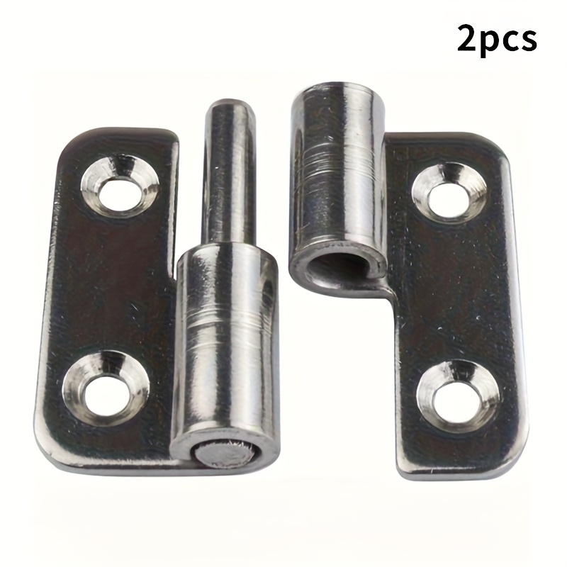 TEMU 2026 New 2pcs-4pcs Detachable Hinge Metal Left-hand Pull Sliding Joint Design Metal Hardware Accessories Door Installation Decoration Re Door