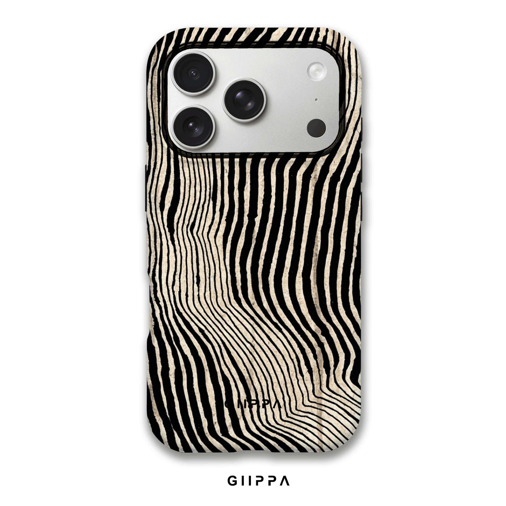 TEMU Phone Case: Gllppa Wildclan Zebra Print Matte 2in1 Film Case/tough Dual Layered/superior Protection/durable/phone Case For Iphone