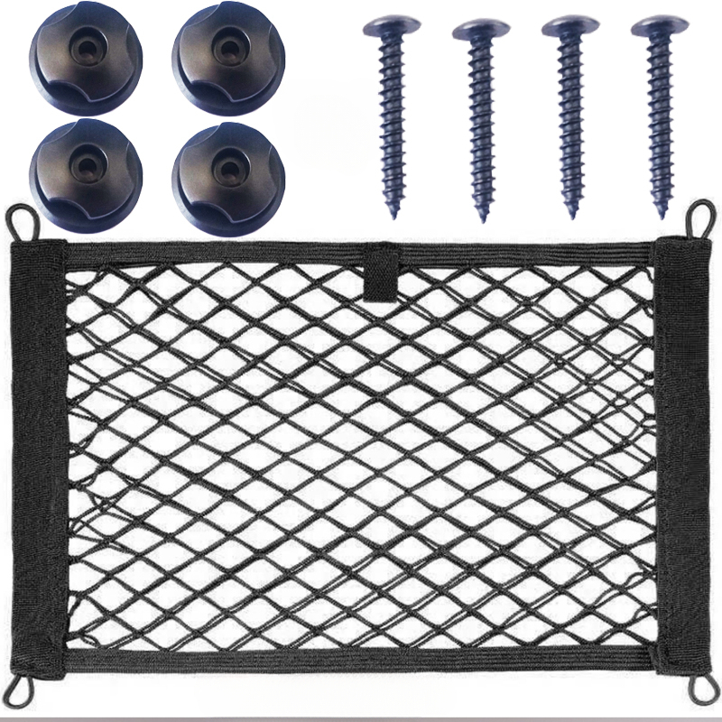 TEMU A Set Consisting Of 9 Items: Elastic Motorcycle Mesh Storage Net, Electric Scooter Helmet Bag, Full Helmet Front Storage Rack, Grocery And