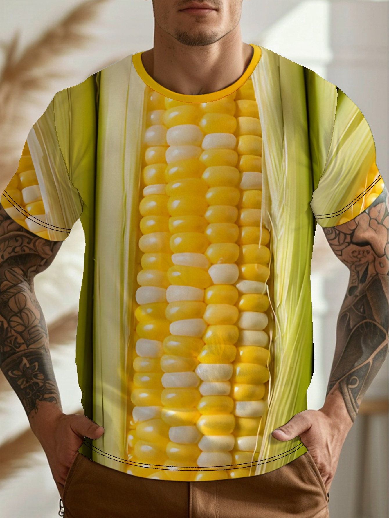 トップス Corn T-Shirt corn shirt sold on Temu Canada