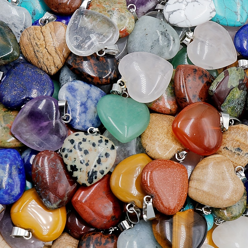 

30pcs Natural Crystal Jewelry Wholesale Pendant Gemstone Pocket Quartz Decoration For Jewelry Making Diy Necklace Bracelet