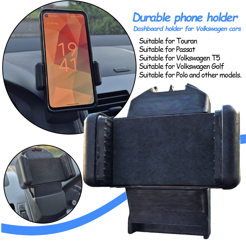 This Mobile Phone Holder Is Suitable For Vehicle Dashboards, Including Models Such As , , T5, Golf And