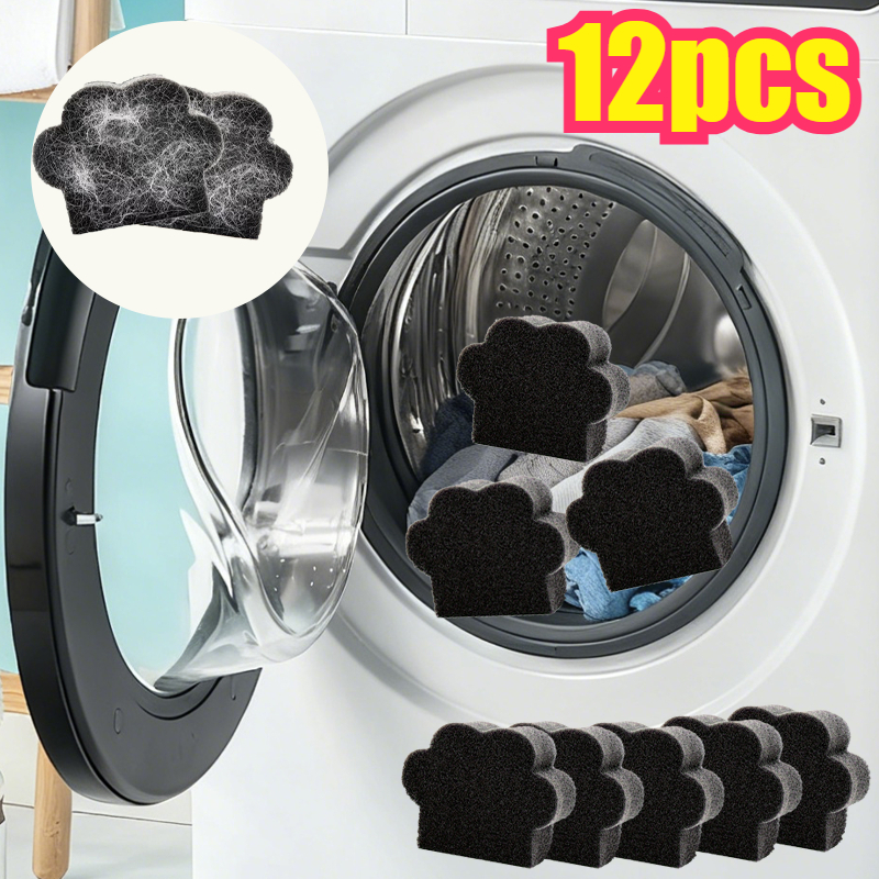 TEMU 12-pack Lint Rollers Wet Dry Dual Use Lint Removers Clothes Effective Pet Hair Removal Washing Machines And Homes Eliminating Dog Pet Hair And