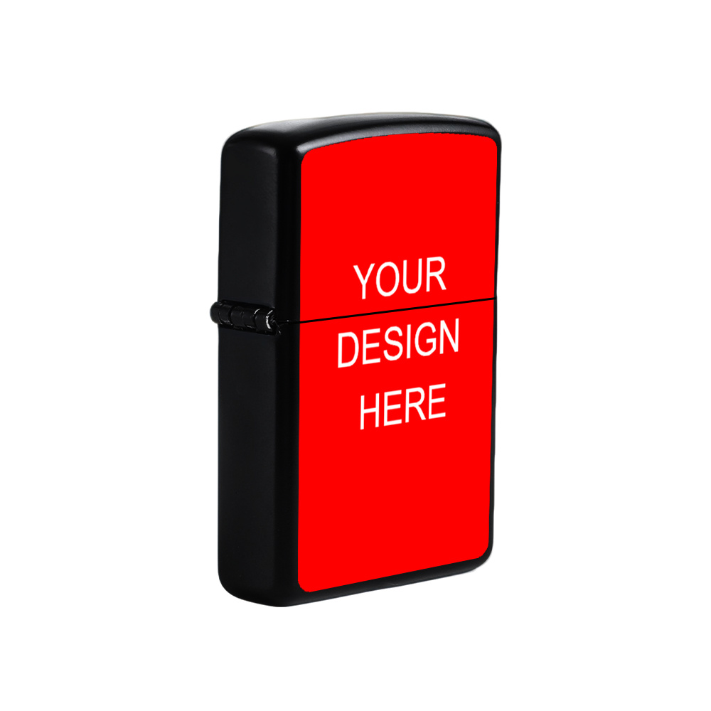 Image of Custom Logo Iron Lighter Case, Personalized Business, Club Or Shop Metal Cover, Or Refillable Lighters, Unique Corporate Gift, Team Appreciation, Promotional Giveaway, Client Or Employee Keepsake