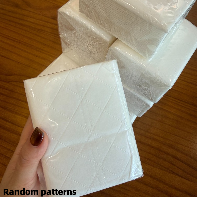 TEMU 300 feuilles par paquet, 100 feuilles au total. Mouchoirs jetables pour à aléatoires. Serviettes, paquet adapté aux voyages. Convient pour un