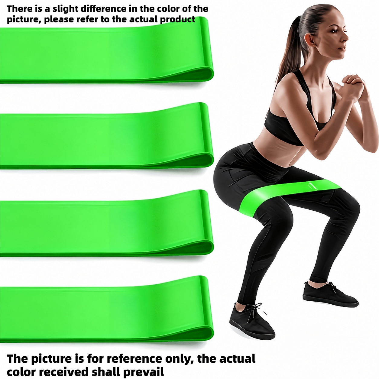 TEMU 4pcs Professional Resistance Bands, High Resistance Thickened Elastic Material, Designed For Football Training; Suitable For And Full-body