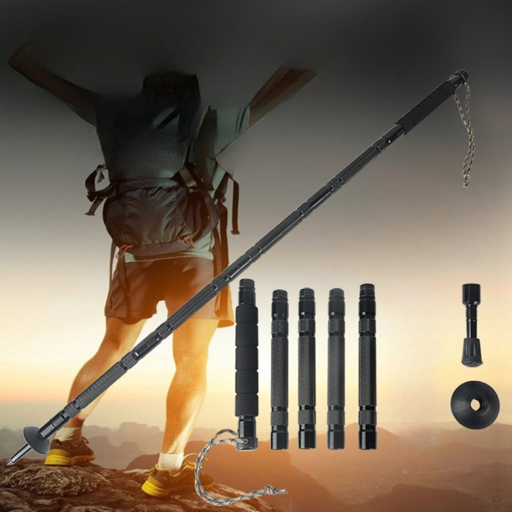 Trekking Pole 12in 1 Multifunctional Adjustable Hiking Poles+storage Bag For Camping Hiking Assemblable And Adjustable Multifunctional Outdoor Products