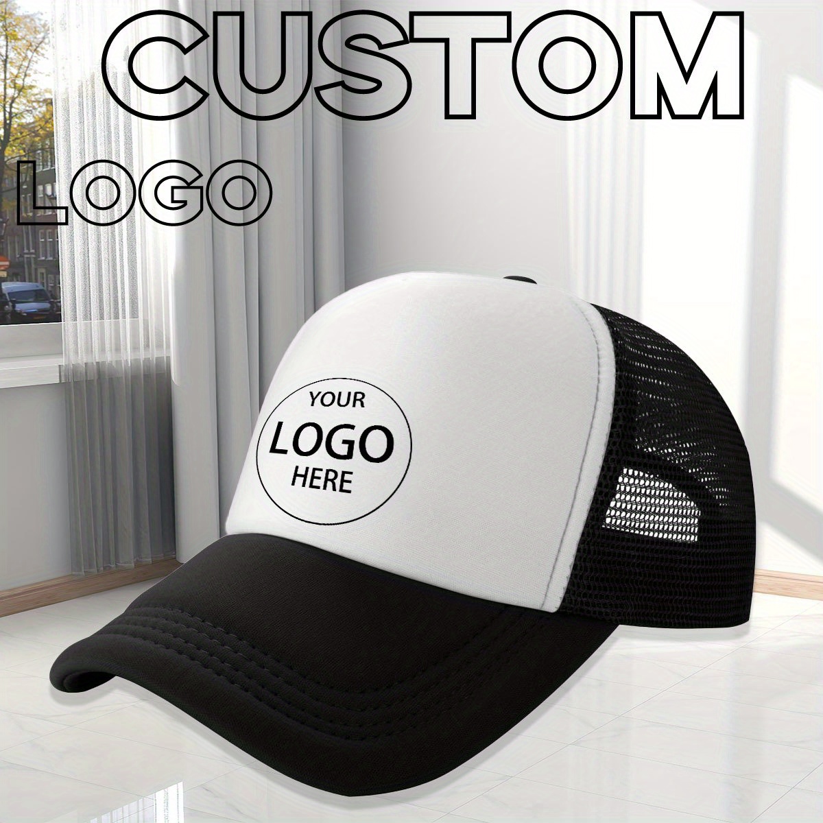 TEMU Personalized Custom Baseball Cap – Individualized Print Of Picture/photo/text/baseball Cap, Adjustable Unisex – For Group Gatherings, Corporate