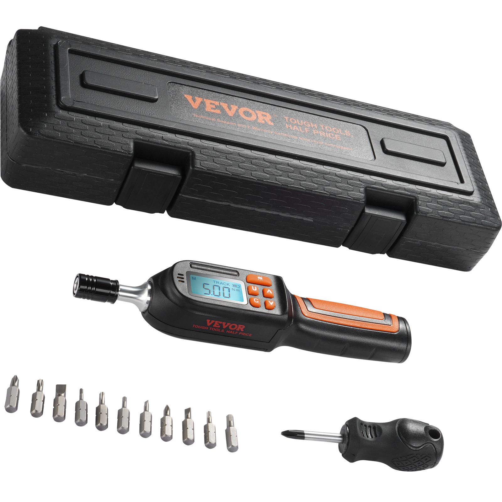 

Vevor Screwdriver, 1/4" Screwdriver , Electrician Screwdriver Lcd, 2.65-70.67 In-lbs , 0.01 N.m Screwdriver &