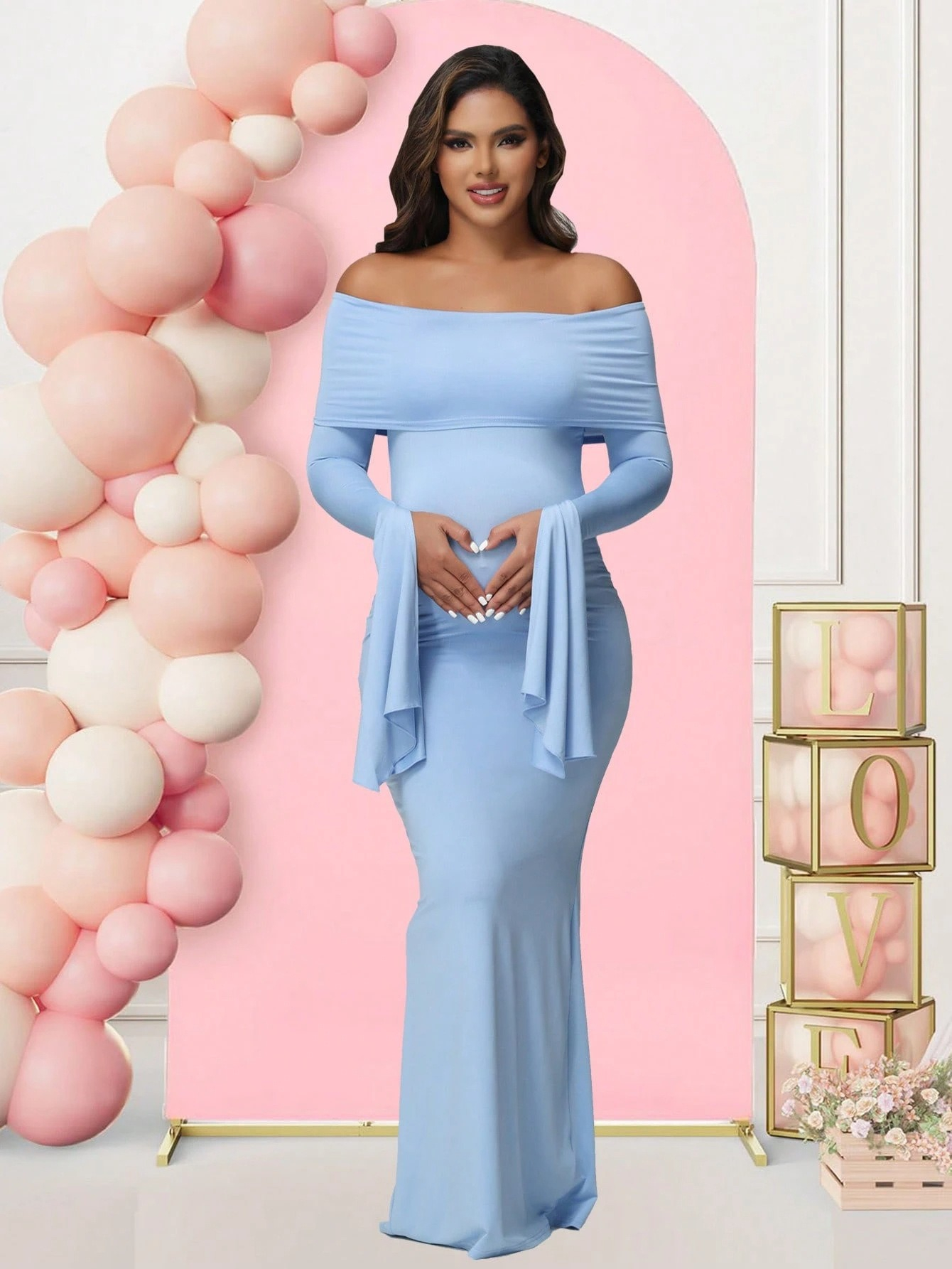 baby shower dresses sold on Temu United States