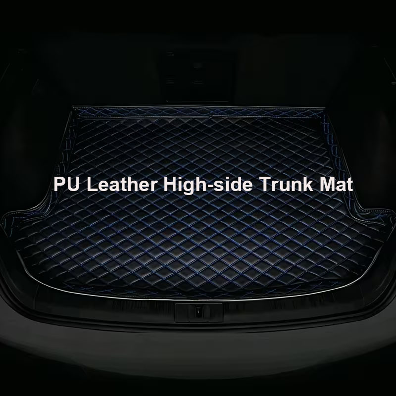 TEMU For Ev5/for Ev6, Universal Faux Leather Trunk Mat, Comfortable Texture, Wear-resistant And Easy To