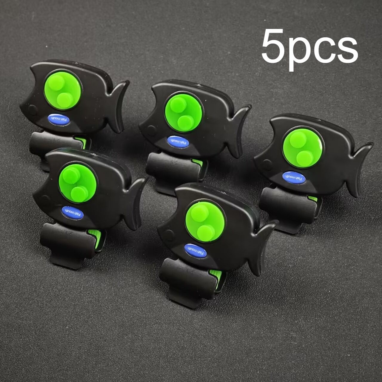 Set Of 5 Electronic Fishing Bells With A Buffer Alarm System, Portable Alert Device For Carp Fishing, European- Indicators