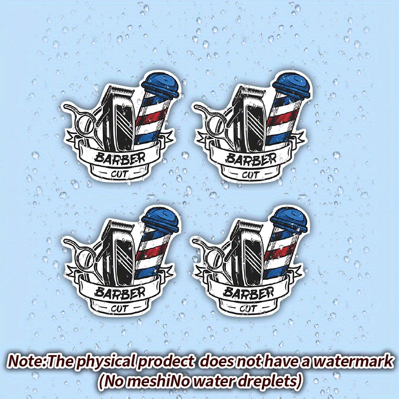 barbershop stickers sold on Temu United States