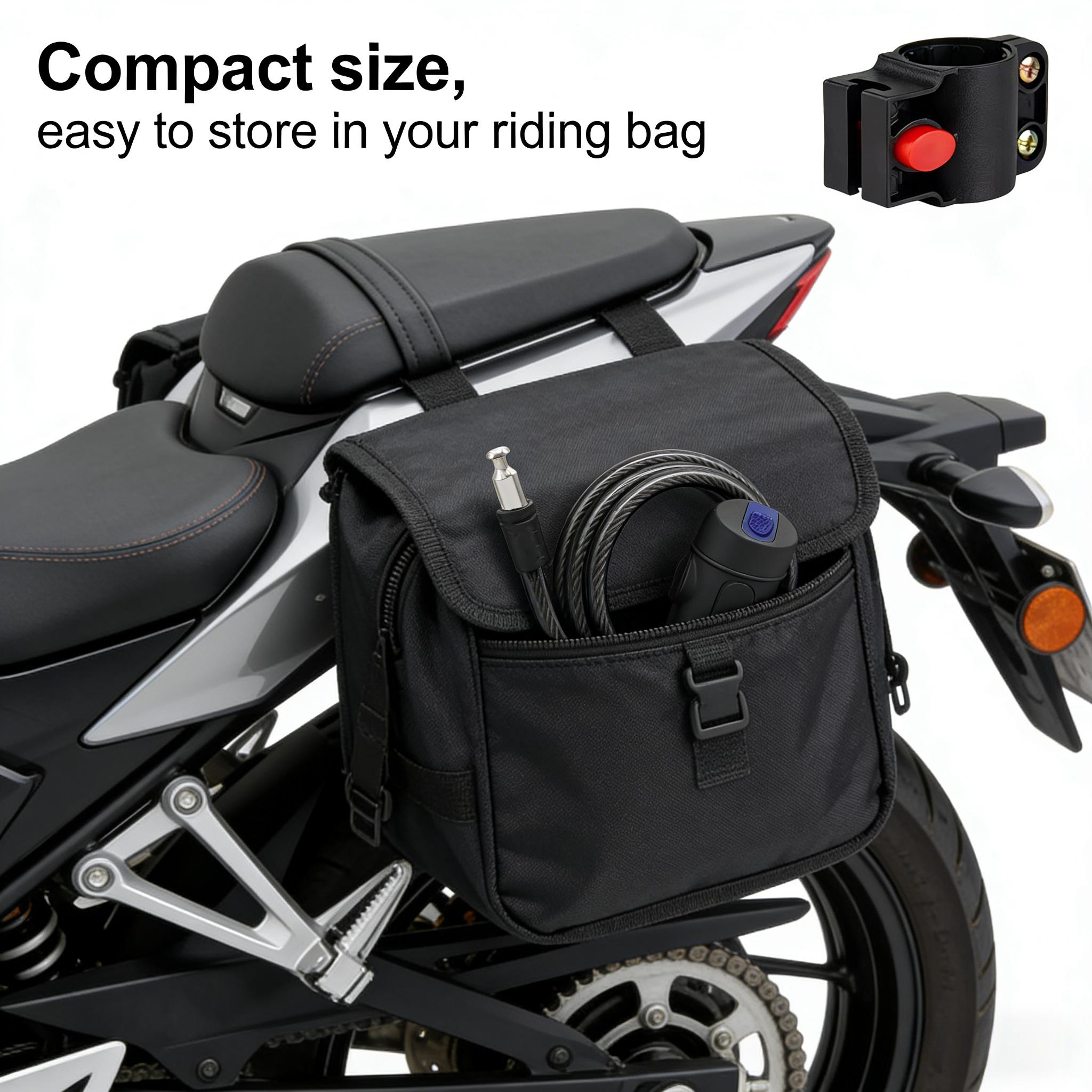 TEMU 2pcs Set [1 Lock Frame + 1 Flat Key Lock] Heavy-duty Motorcycle Padlock Chain Mountain Bike Bicycle Lock, Super Long 95cm/37.4inch, Anti-theft,