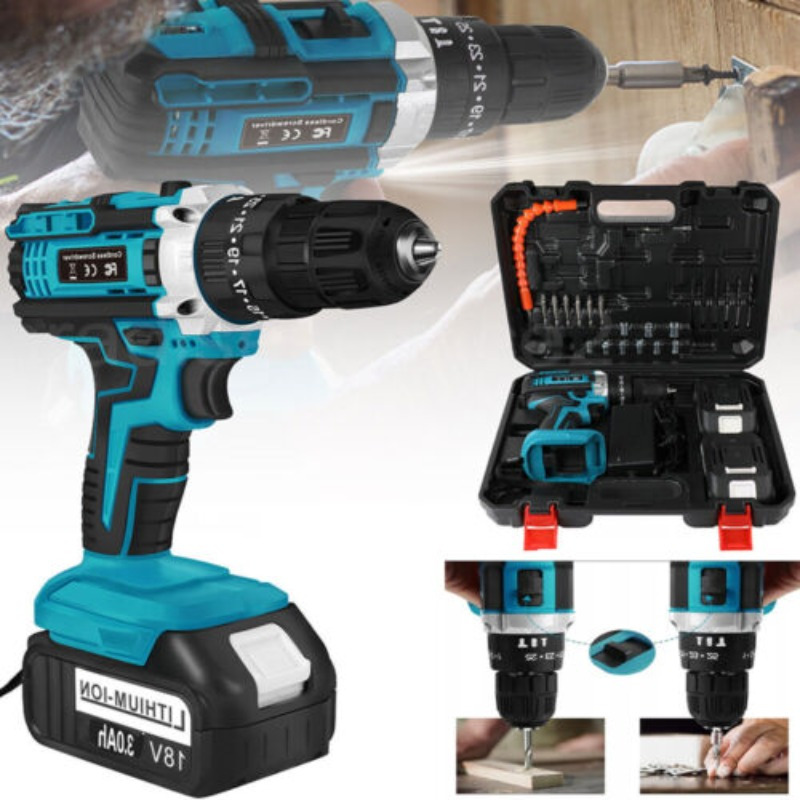 

Screwdriver Cordless Blue Easy To Carry Suitable For Home And Outdoor Use With 2 Levels Screwdriver Screwdriver Set