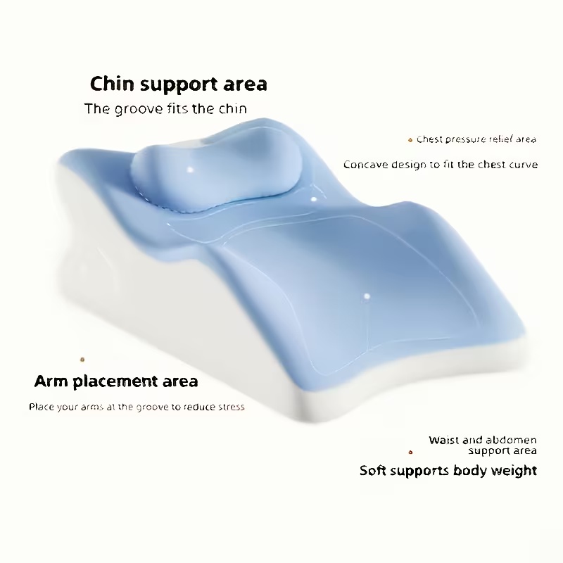 Putų porų intymumo pagalvė - Stambinta ergonominė pleišto atrama, tinkama kojų atpalaidavimui, stuburo ir lovos šoniniam naudojimui, tinkama skaitymui, kelionėms, gulimoje padėtyje poilsiui, rankomis skalbiamas lovos priedas