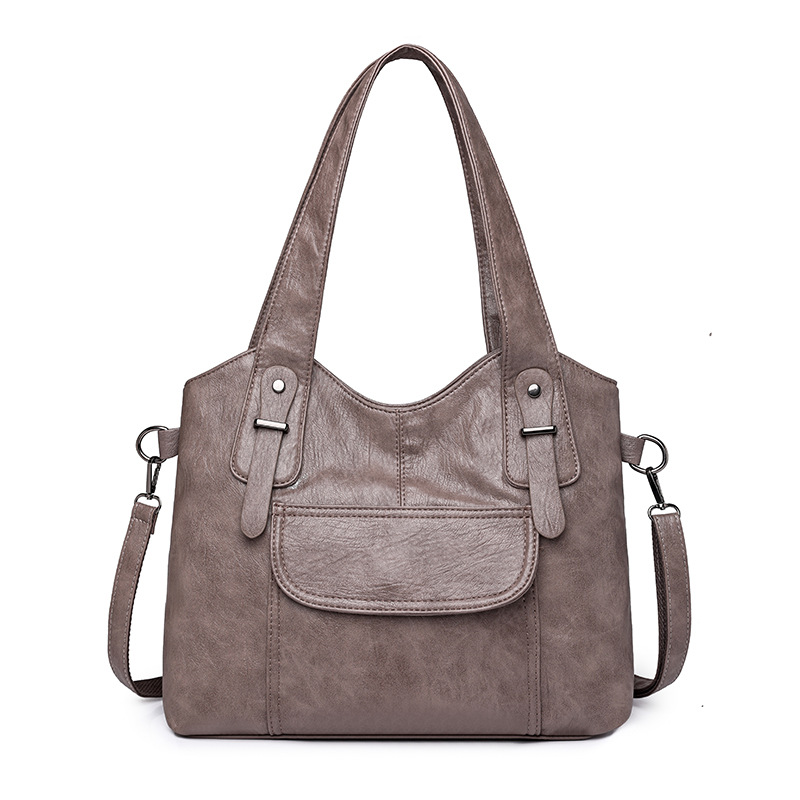 Multiple Soft Texture Tote Bags, Large Capacity Commuter Tote, Simple And Retro Handbag/shoulder Bag, Suitable For Beach, Vacation, And Daily Use.