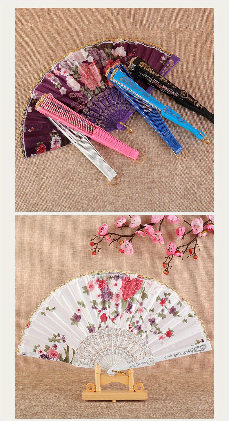 1개 랜덤 프린트 천 골든 중국 전통 춤 중국 제조업체 도매 수제 접이식 | temu {REGION_NAME - Temu  Republic of Korea